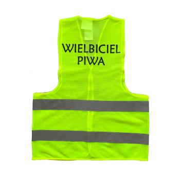 [Km10] Kamizelka odblaskowa WIELBICIEL PIWA